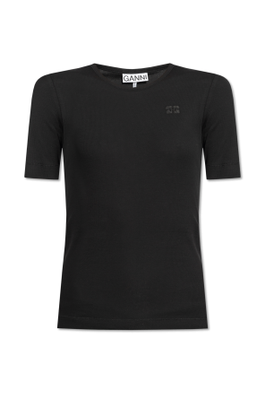 Dolce & Gabbana T-shirt with shimmering logo | Women's | Vitkac
